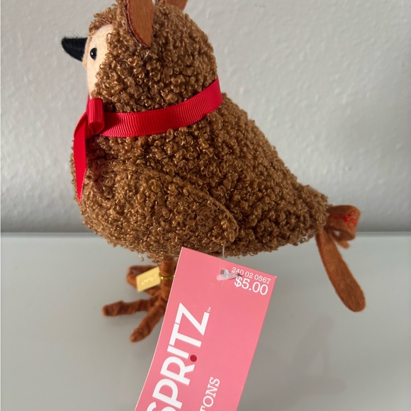 New With Tags Spritz Valentines Decoration Figure Featherly Friends Buttons - Picture 2 of 4